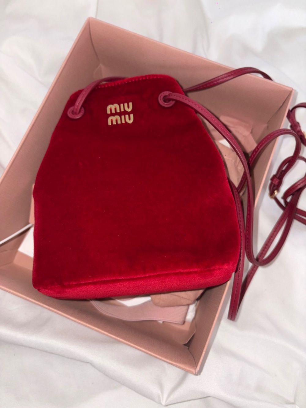 Miu Miu Velvet Pouch